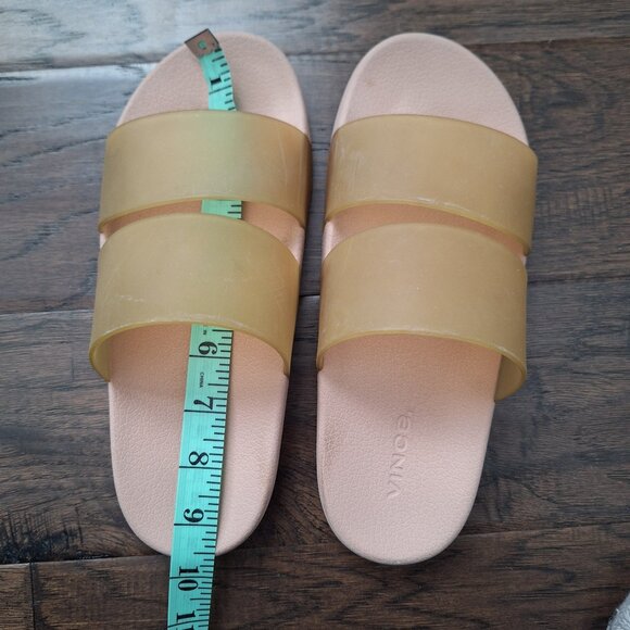 Vince Slide Sandals in Tan - Picture 4 of 4